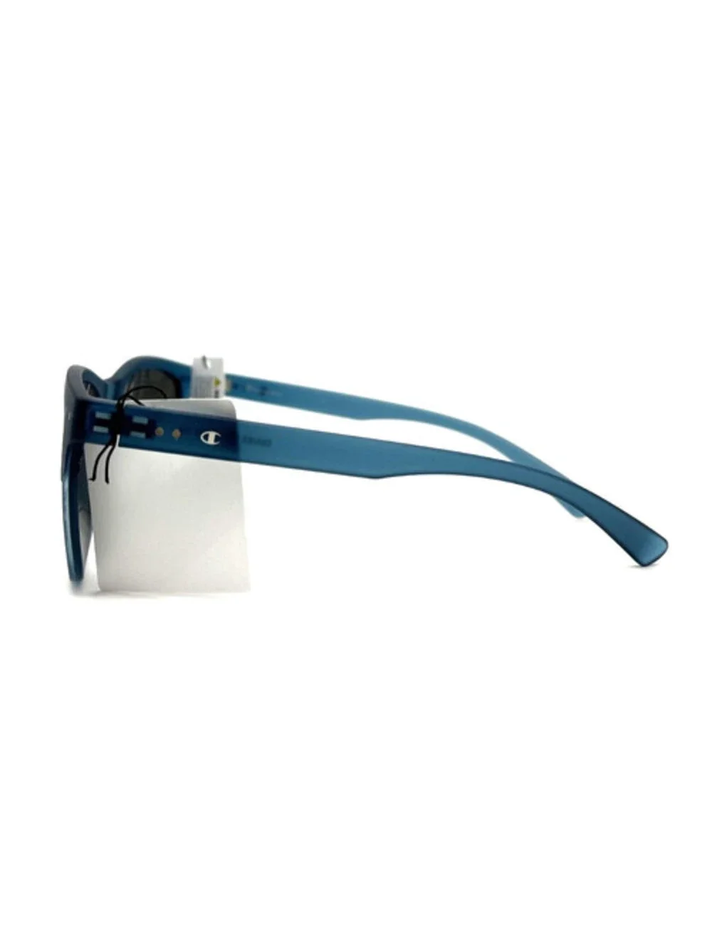 Champion CU5163 C03 Blue Polarized Rectangle Authentic Sunglasses 53-20-140